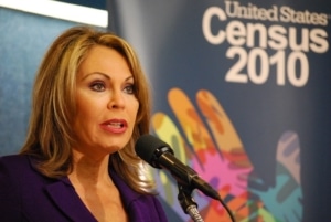 Maria Elena Salinas at the 2010 US Census